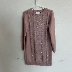 Place Girls Sweater Dress with Faux Pearls

Size M 7/8